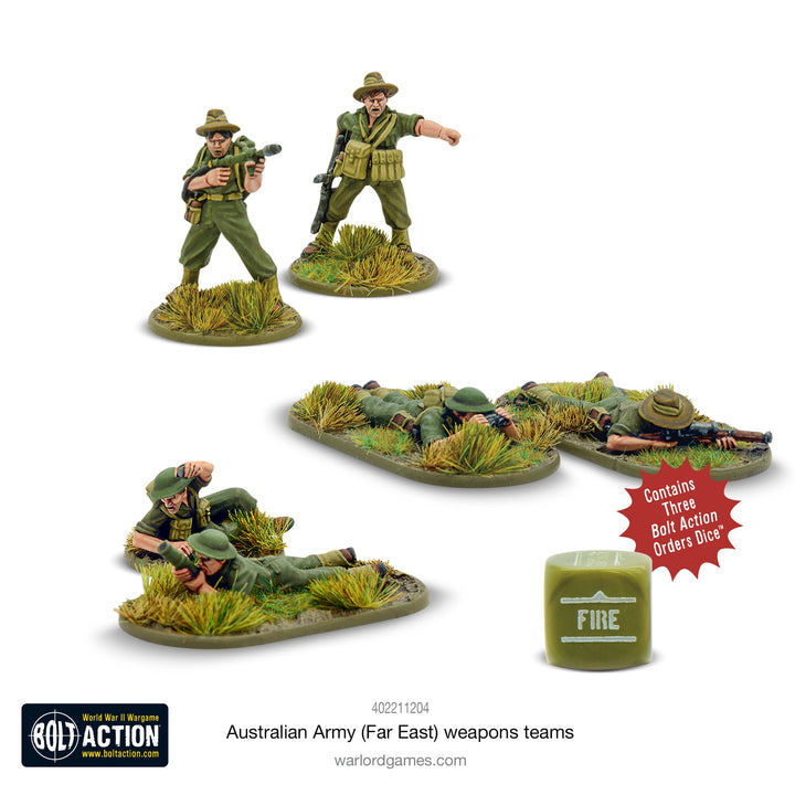 British Australian Army (Far East) Weapons Teams