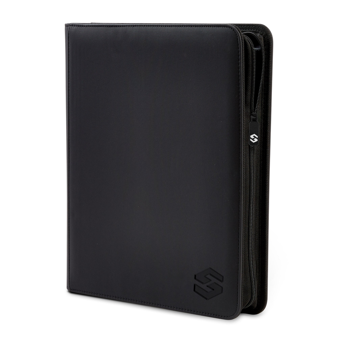 Hex Shield Premium 9-Pocket Trading Card Binder – 360 Capacity – Black Launch Edition